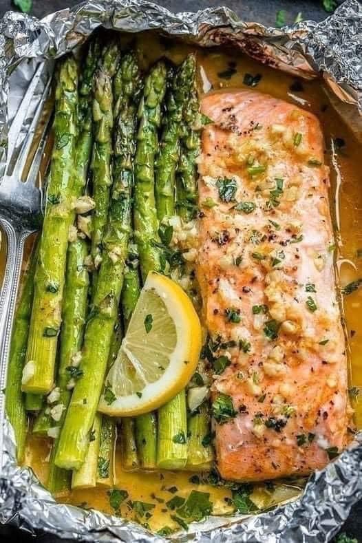 Baked Salmon With Lemon Garlic Butter Sauce: – Recipes For You